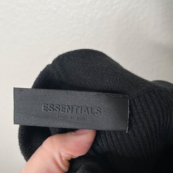 Essentials Fear of God Womens Ribbed Knit Black Leggings Small - Picture 5 of 8